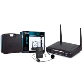 Microfone Sem Fio Vokal VS148SH Single Headset Simples