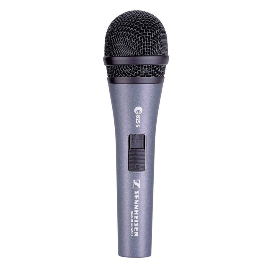 Microfone Sennheiser E 825 S Evolution 600/800 Series Cardioide C/ Fio Microfone Sennheiser E 825 S Evolution 600/800 Series Cardioide C/ Fio