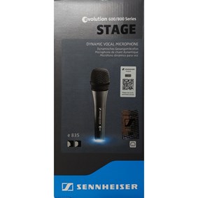 Microfone Sennheiser Evolution E 835 Cardioide C/ Fio
