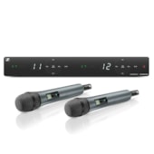 Produto Microfone Sennheiser Wireless XSW 1-825 DUAL-A UHF Cardioide S/ Fio Duplo