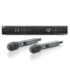 Microfone Sennheiser Wireless XSW 1-825 DUAL-A UHF Cardioide S/ Fio Duplo Microfone Sennheiser Wireless XSW 1-825 DUAL-A UHF Cardioide S/ Fio Duplo