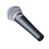 Microfone Shure BETA 58A Linha BETA Dinâmico Unidirecional Supercardioide de Mão C/ Fio Microfone Shure BETA 58A Linha BETA Dinâmico Unidirecional Supercardioide de Mão C/ Fio