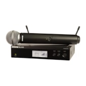 Produto Microfone Shure BLX24RBR/SM58 Sistema Sem Fio c/ Montagem para Rack
