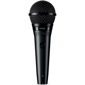 Microfone Shure Dinâmico Cardioide PGA58-XLR C/ Cabo XLR de 4,57 Metros