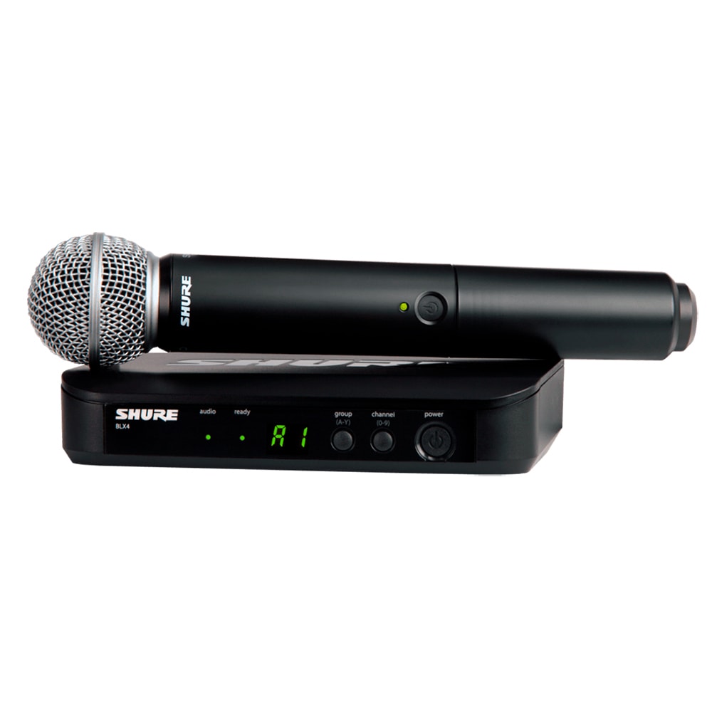 Microfone Shure Sem Fio De Mão BLX24BR/BETA58J10 Rack