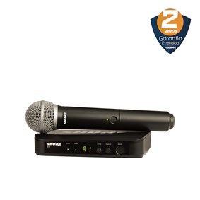 Microfone Shure Sem Fio de Mão BLX24BR/PG58-M15