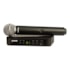 Microfone Shure Sem Fio de Mão BLX24BR/SM58-J10 Microfone Shure Sem Fio de Mão BLX24BR/SM58-J10