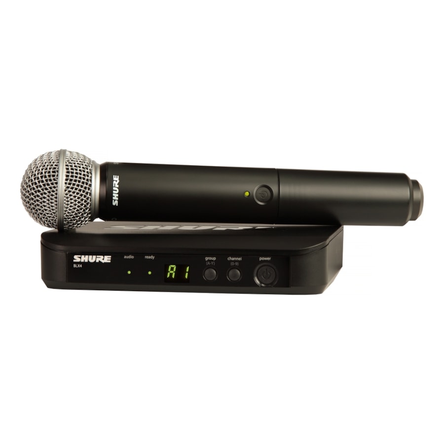 Microfone Shure Sem Fio de Mão BLX24BR/SM58-J10