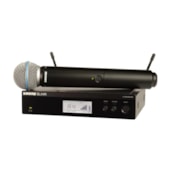 Produto Microfone Shure Sem Fio de Mão BLX24RBR/BETA58-J10 Rack