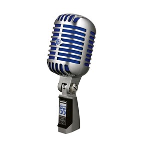 Microfone Shure Super 55 Classic Series Dinâmico Supercardioide Prateado