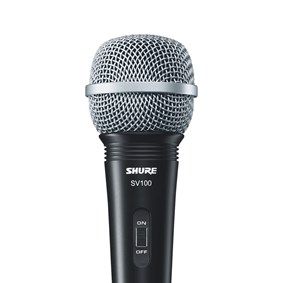 Microfone Shure SV100 c/ Cabo XLR/P10