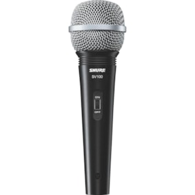 Microfone Shure SV100 c/ Cabo XLR/P10