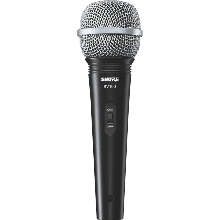Microfone Shure SV100 c/ Cabo XLR/P10 Microfone Shure SV100 c/ Cabo XLR/P10