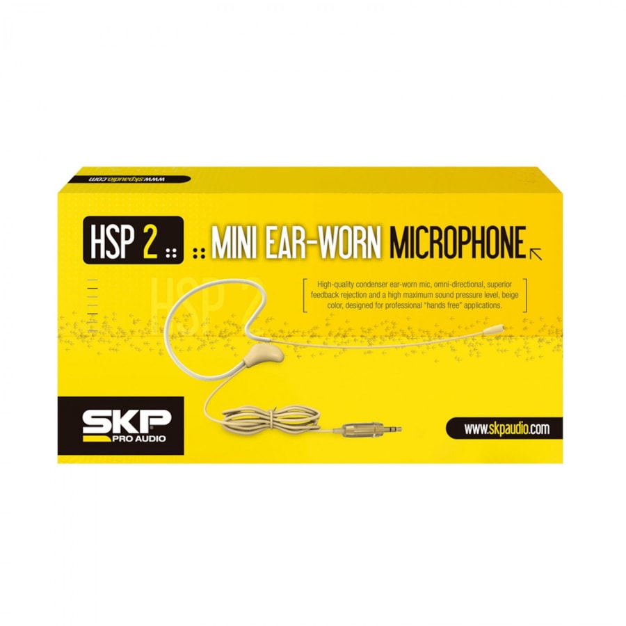 Microfone SKP HSP-2 Mini headset com fio