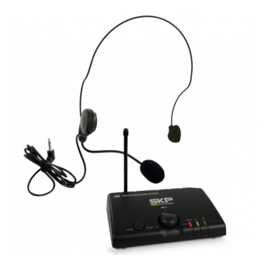 Microfone SKP Mini-V de Cabeça Simples - UHF Microfone SKP Mini-V de Cabeça Simples - UHF