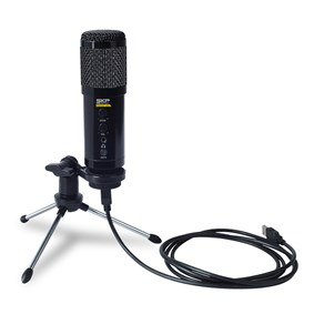 Microfone SKP PODCAST-400U Condensador