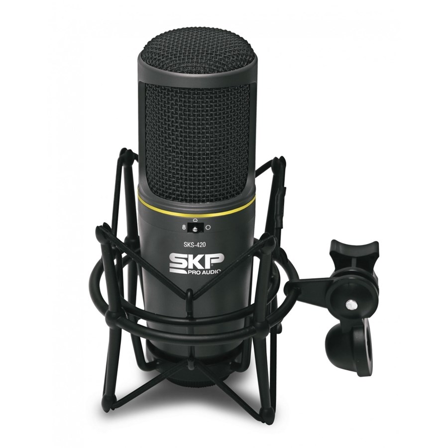 Microfone SKP SKS-420 Condensador + Maleta + Shock Mount