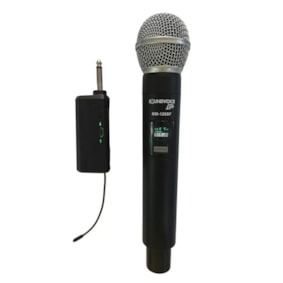 Microfone Soundvoice MM120SF VHF Sem Fio de Mão Microfone Soundvoice MM120SF VHF Sem Fio de Mão