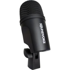 Microfone Soundvoice Para Bumbo De Bateria MB01 Dinâmico 