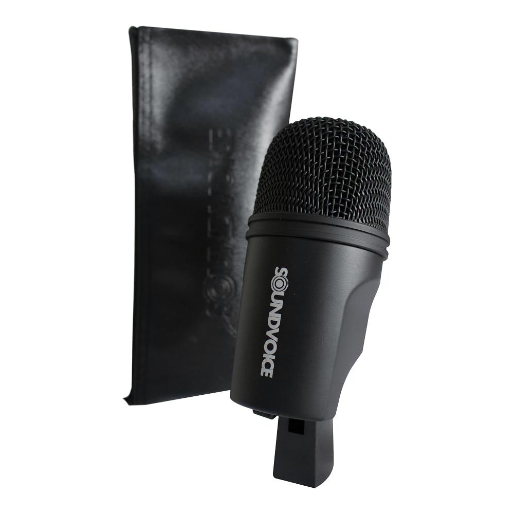 Microfone Soundvoice Para Bumbo De Bateria MB01 Dinâmico 