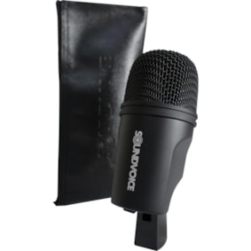 Microfone Soundvoice Para Bumbo De Bateria MB01 Dinâmico 