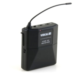 Microfone Vokal VWB30 Portátil Sem Fio Simples de Mão UHF Microfone Vokal VWB30 Portátil Sem Fio Simples de Mão UHF