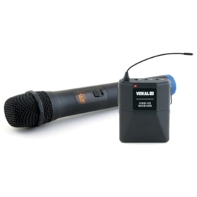 Microfone Vokal VWB30 Portátil Sem Fio Simples de Mão UHF Microfone Vokal VWB30 Portátil Sem Fio Simples de Mão UHF