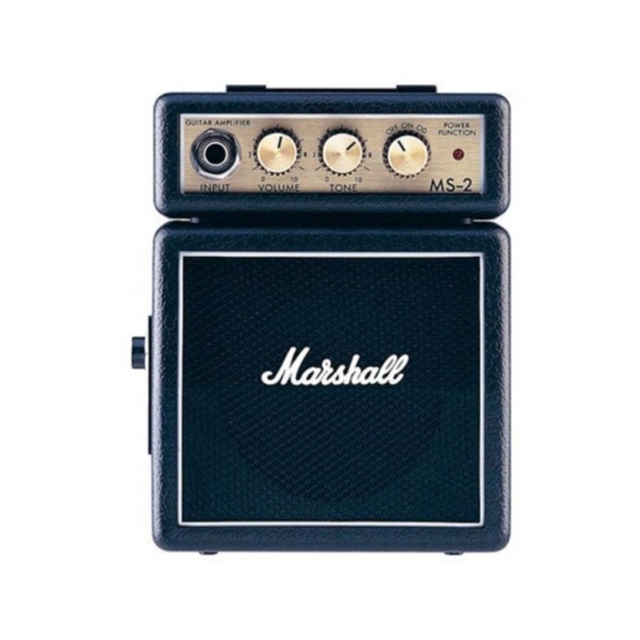 Mini Amplificador de Guitarra Marshall MS-2-E Preto