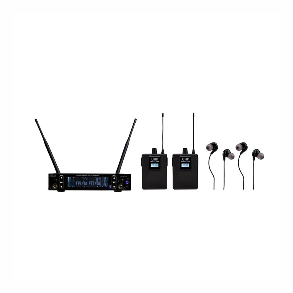 Monitor Dylan DSM-300 In Ear Duplo Receptor Sem Fio