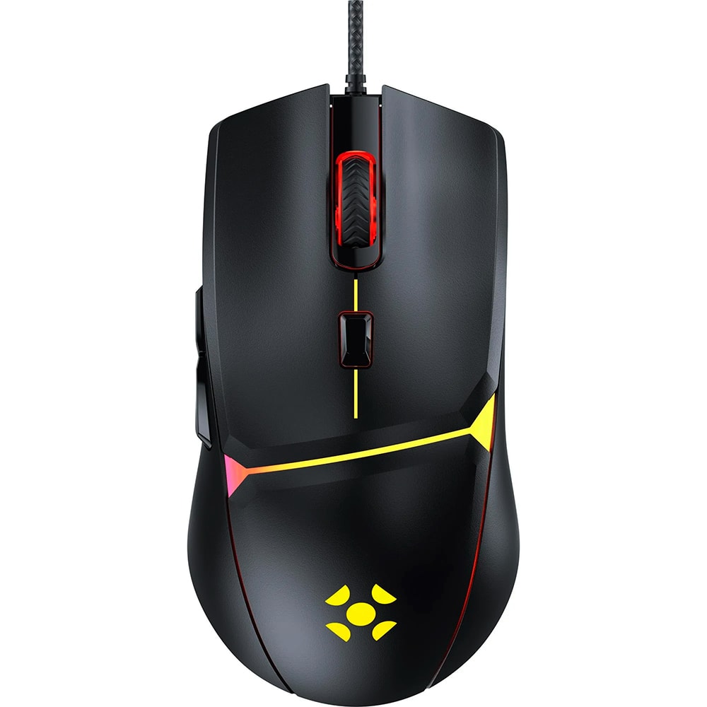 Mouse Gamer Fortrek Crusader 12800DPI Preto
