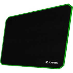 Mouse Pad Gamer Fortrek MPG102 Green Emborrachado Preto C/ Verde -  440x350mm