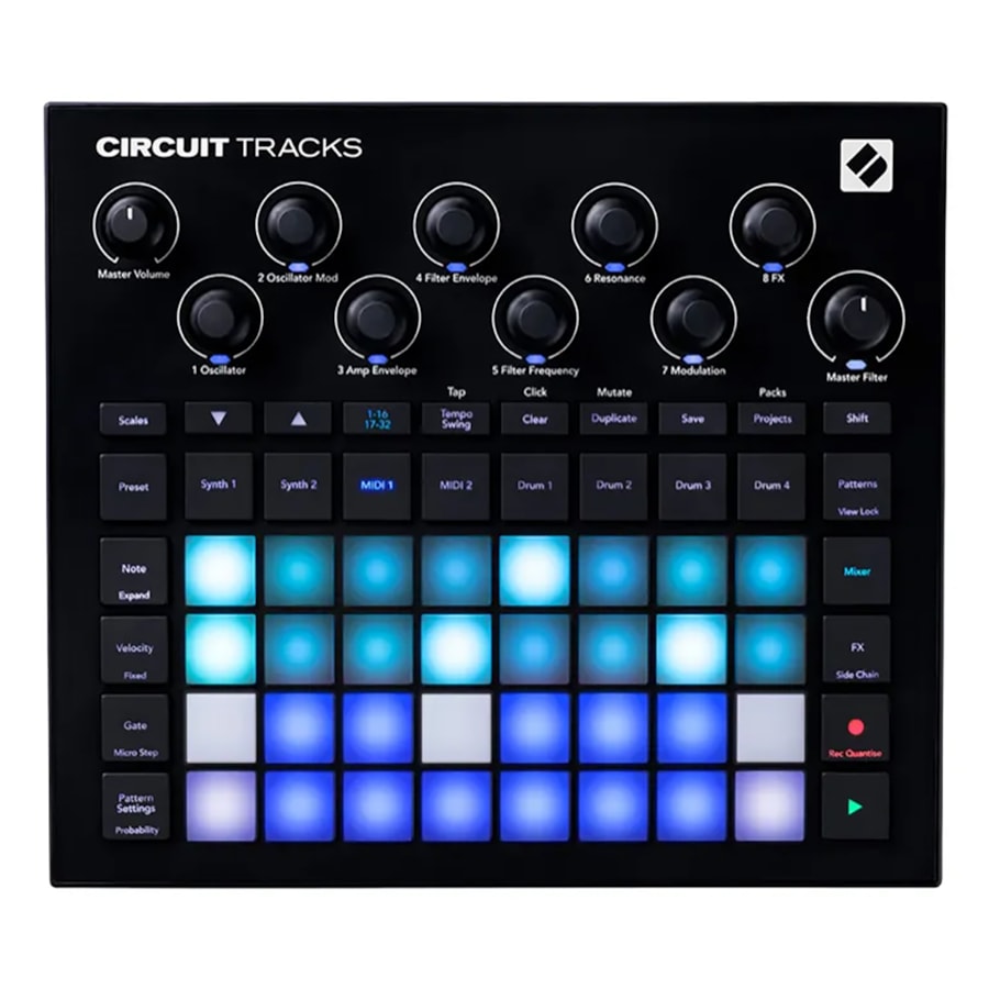 Pad Controlador Novation Circuit Tracks Pad Controlador Novation Circuit Tracks