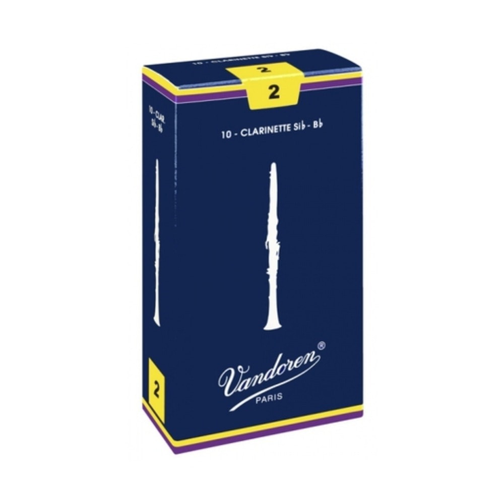 Palheta para Clarinete Vandoren Bb Peso 2 - Uma Unidade