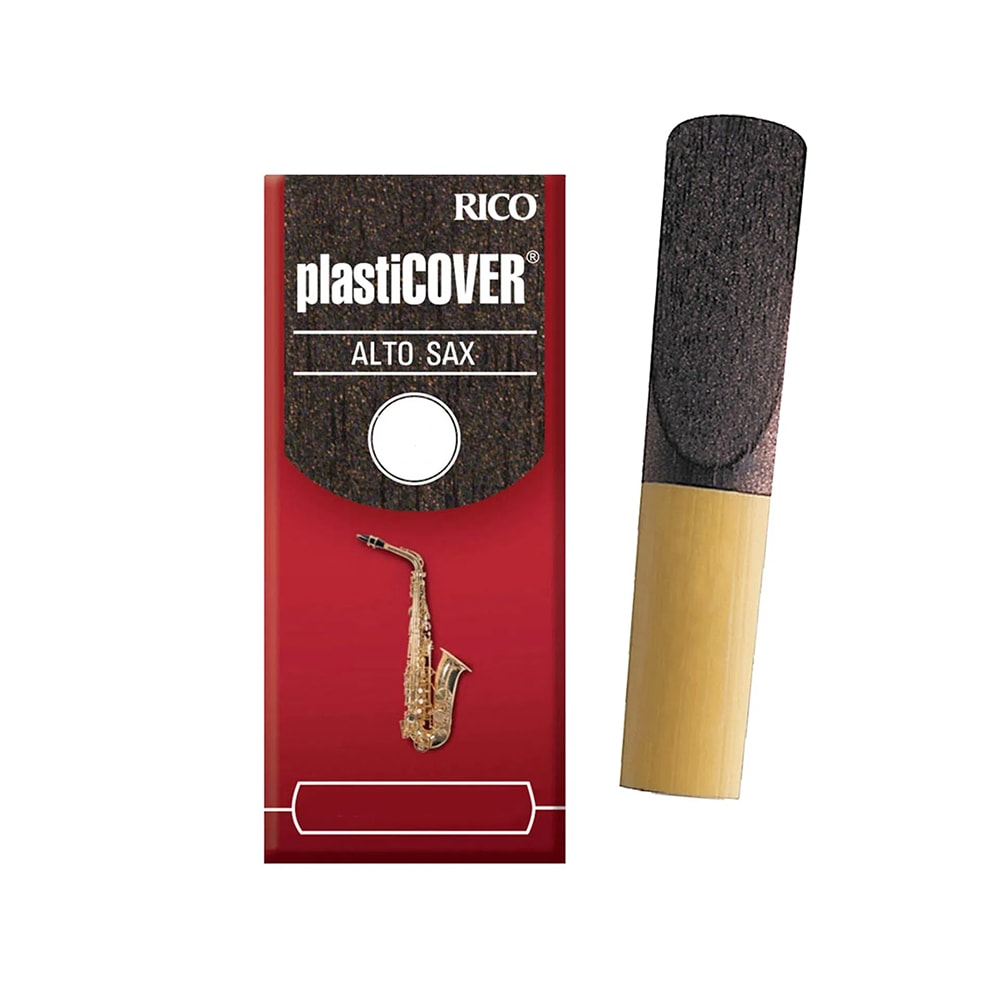 Palheta para Saxofone Alto Rico Plasticover Peso 2,5 - Uma Unidade