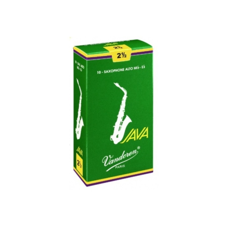 Palheta para Saxofone Alto Vandoren Java Peso 2,5 - Uma Unidade Palheta para Saxofone Alto Vandoren Java Peso 2,5 - Uma Unidade