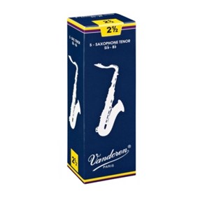 Palheta para Saxofone Tenor Vandoren Tradicional Peso 2 1/2 Unidade