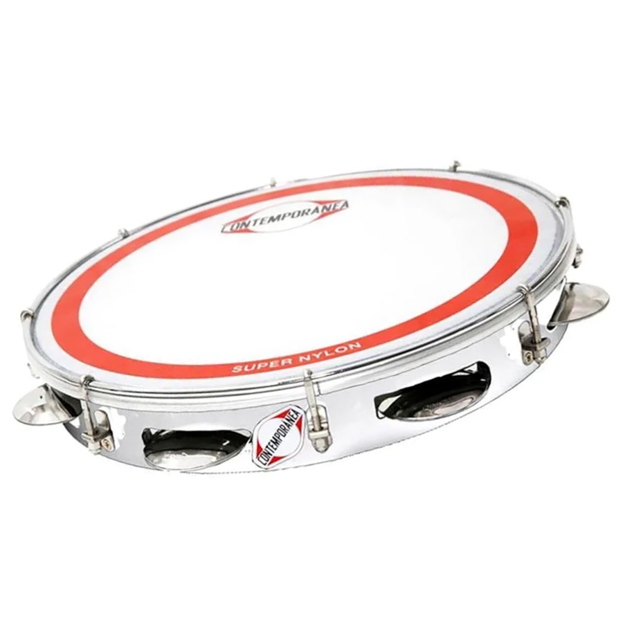 Pandeiro Contemporânea 30CTSSNB 10 Polegadas Pele Super Nylon Pandeiro Contemporânea 30CTSSNB 10 Polegadas Pele Super Nylon
