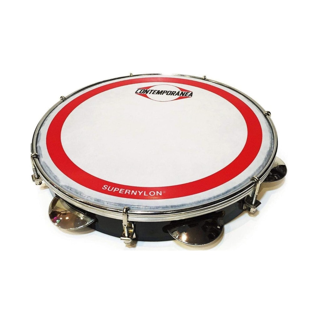 Pandeiro Contemporânea 30CTSSNP com Pele Supernylon de 10