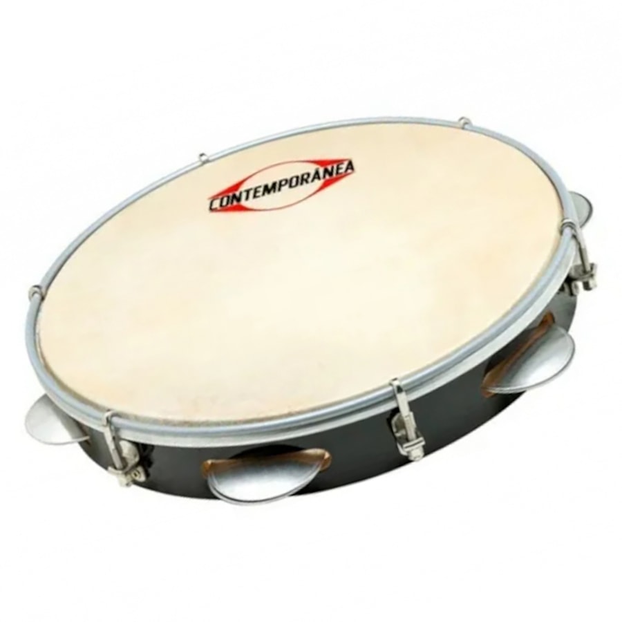 Pandeiro Contemporânea 86LT 10 Polegadas Formica Simples Couro Linha Light Pandeiro Contemporânea 86LT 10 Polegadas Formica Simples Couro Linha Light