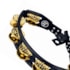Pandeiro LP Cyclops Brass LP179 Com Clamp Preto C/ Dourado