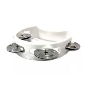 Pandeiro Meia Lua Infantil Spanking Branco Pandeiro Meia Lua Infantil Spanking Branco