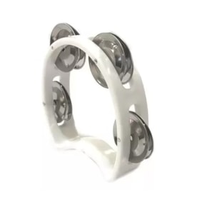 Pandeiro Meia Lua Infantil Spanking Branco Pandeiro Meia Lua Infantil Spanking Branco