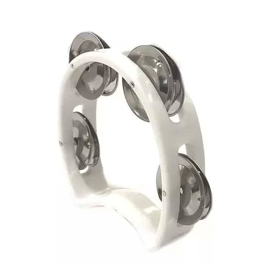 Pandeiro Meia Lua Infantil Spanking Branco Pandeiro Meia Lua Infantil Spanking Branco