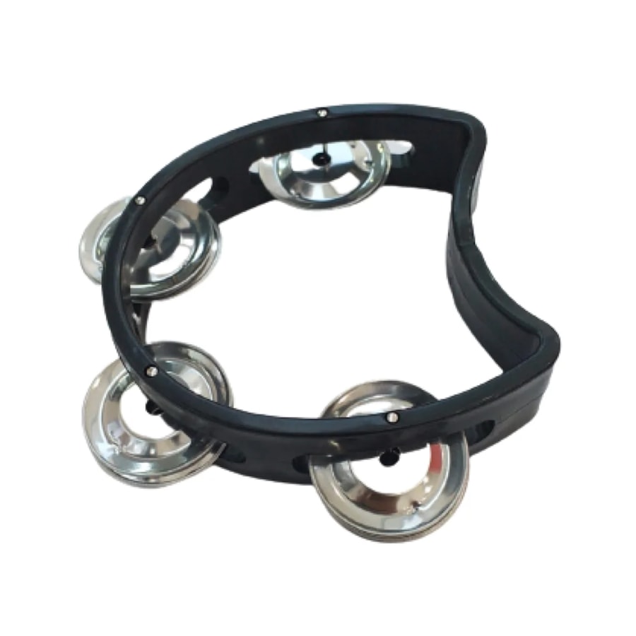 Pandeiro Meia Lua Infantil Spanking Preto Pandeiro Meia Lua Infantil Spanking Preto