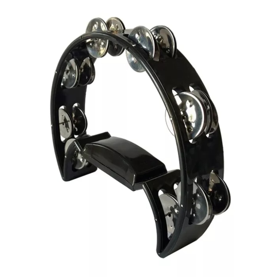 Pandeiro Meia Lua Spanking Preto Pandeiro Meia Lua Spanking Preto