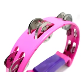 Pandeiro Meia Lua Spanking Rosa Pandeiro Meia Lua Spanking Rosa