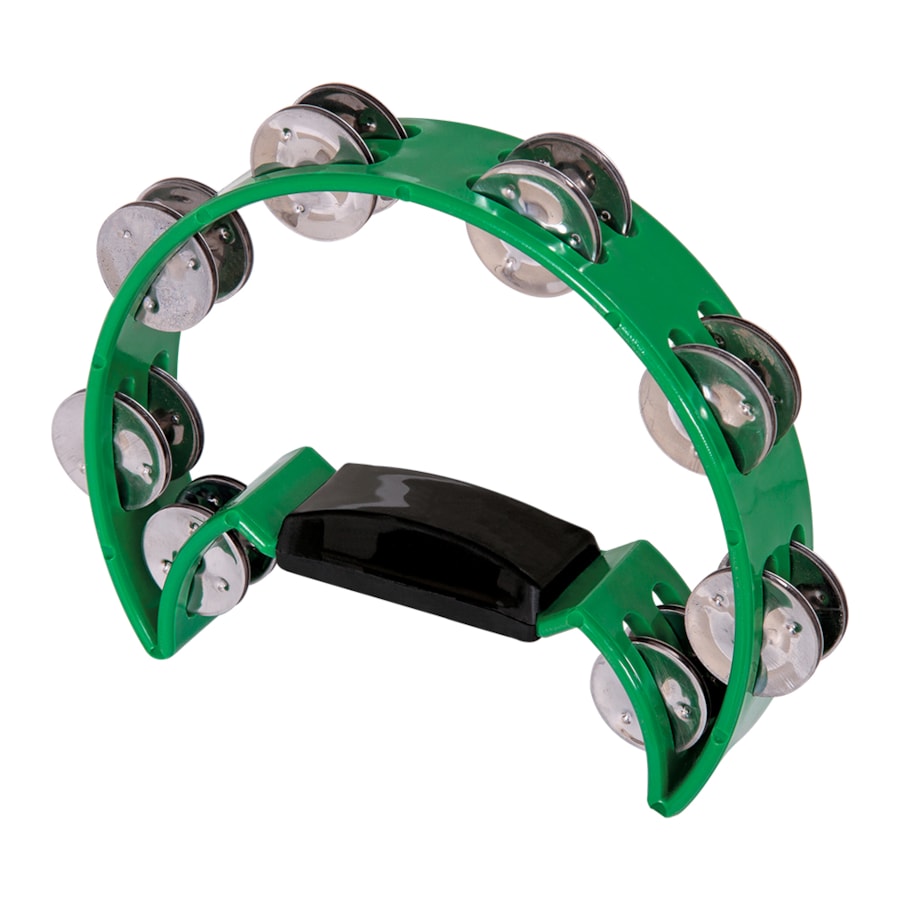 Pandeiro Meia Lua Spanking Verde Pandeiro Meia Lua Spanking Verde