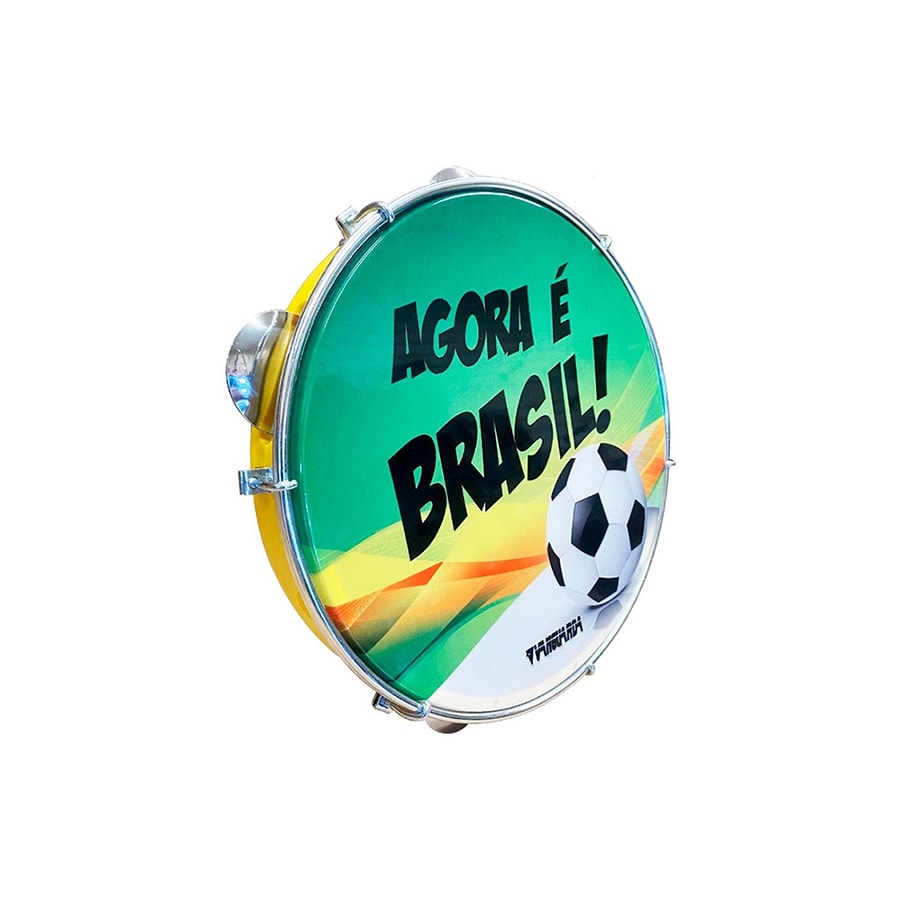 Pandeiro Vanguarda by Spanking Agora é Brasil de 10 Polegadas Pandeiro Vanguarda by Spanking Agora é Brasil de 10 Polegadas