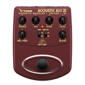 Pedal Behringer ADI21 V-Tone Acoustic Pré Amplificador Para Violão