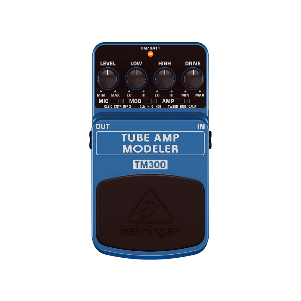 Pedal Behringer TM300 Tube Amp Modeler Simulador de Amplificador Drive